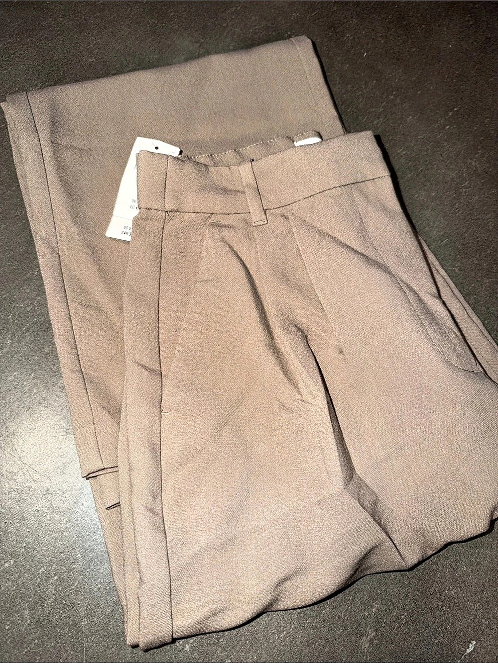 Abercrombie & Fitch Sloane Tailored Pant Trousers Brown US 27 LONG NEW